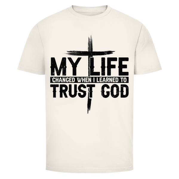 Herren T-Shirt when i learned to trust god