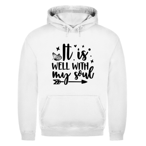Herren Hoodie it is well with my soul