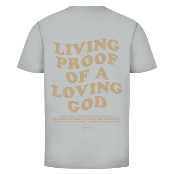 Herren T-Shirt a loving god 1 john 4:9-10