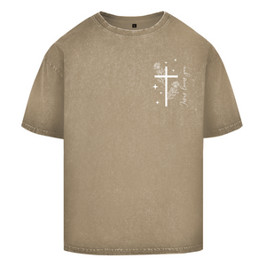Oversize Washed T-Shirt jesus loves you