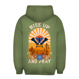 Unisex Oversize Hoodie rise up and pray