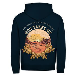 Zipper Hoodie god take us through the desert