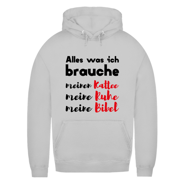 Damen Hoodie alles was ich brauche