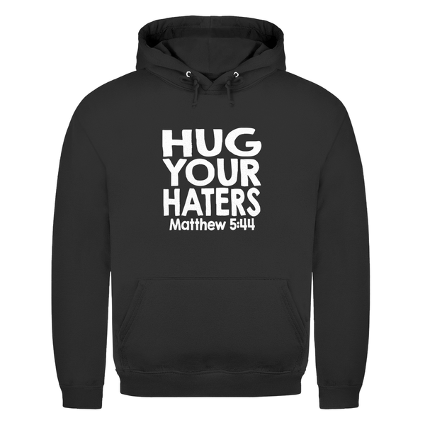 Herren Hoodie hug your haters matthew 5:44