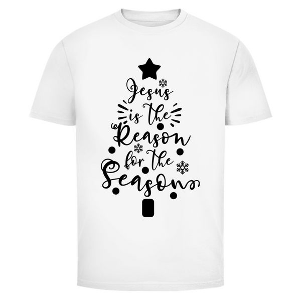 Herren T-Shirt jesus is the reason for the season