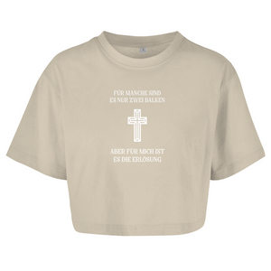 Damen Oversize Crop Top für mich es die erlösung