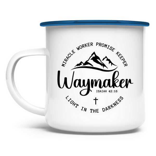 Emaille Tasse waymaker isaiah 42:16