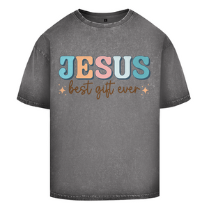 Oversize Washed T-Shirt jesus best gift ever