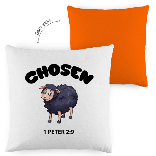 Kopfkissen zweifarbig chosen schaf 1 peter 2:9