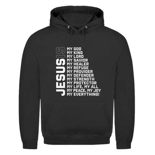 Herren Hoodie jesus is my god