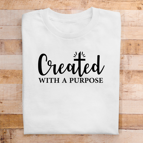 Herren T-Shirt created with a purpose