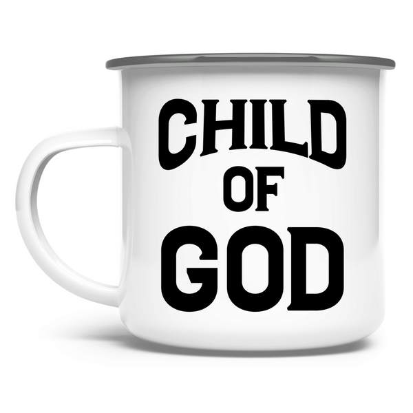 Emaille Tasse child of god