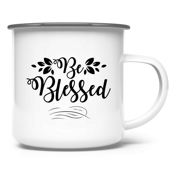 Emaille Tasse be the light for all mathew 5:16