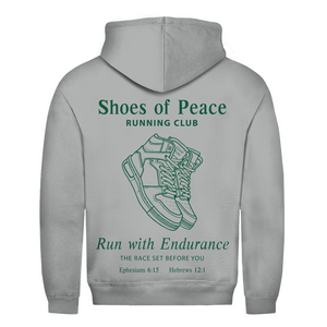 Herren Hoodie run with endurance hebrews 12:1