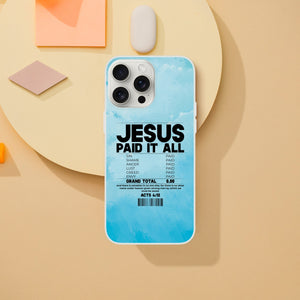 jesus paid it all iPhone-Hülle