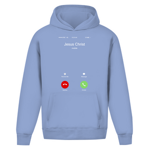 Oversize Hoodie Ohne Kordel jesus christ is calling