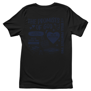 Damen T-Shirt the promises of god psalm 107:1