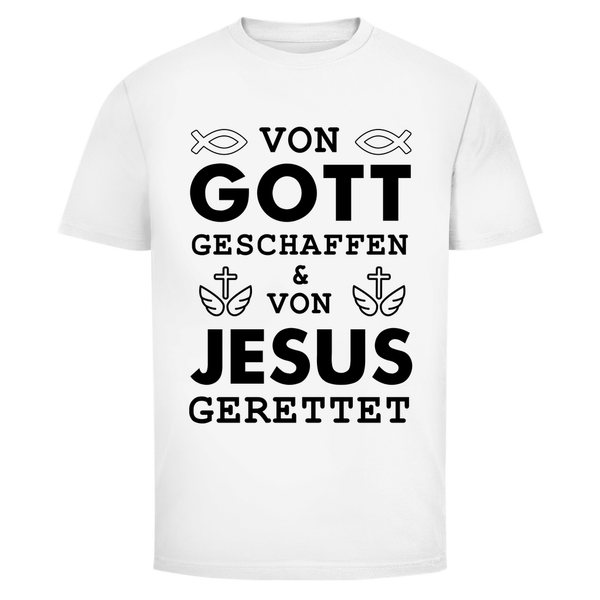 Herren T-Shirt von gott geschaffen