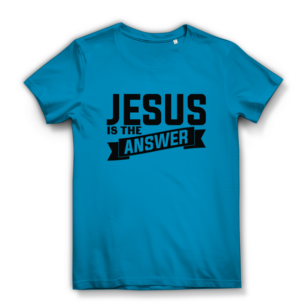 Damen Bio T-Shirt jesus is the answer