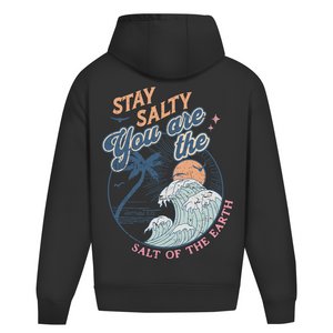 Oversize Hoodie Ohne Kordel stay salty