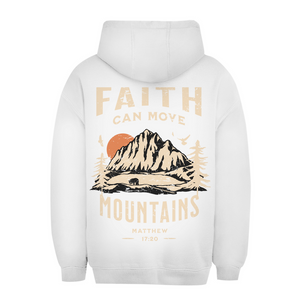 Unisex Oversize Hoodie faith can move mountains matthew 17:20