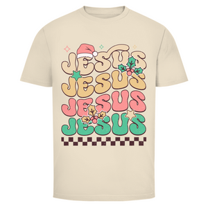 Herren T-Shirt jesus weihnachtsmotiv
