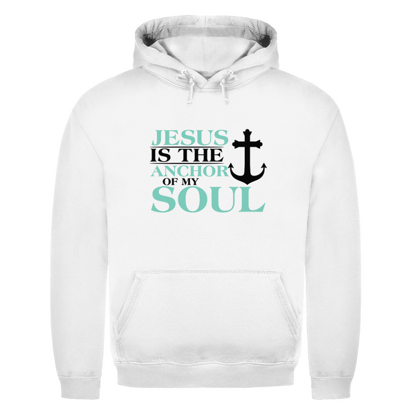 Herren Hoodie jesus is the anchor of my soul segeln