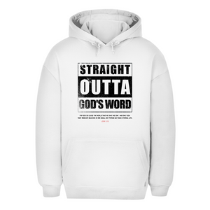 Unisex Oversize Hoodie straight outta gods word john 3:16