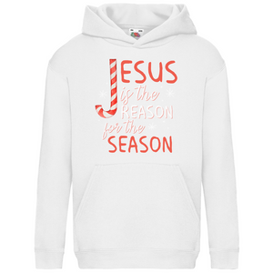 Kinder Hoodie jesus is the reason for the season
