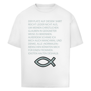 Oversize T-Shirt ICHTHYS spruch