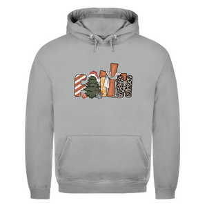 Herren Hoodie faith weihnachtsmotiv