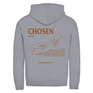 Herren Zipper Hoodie chosen by god 2 thessalonians 2:13