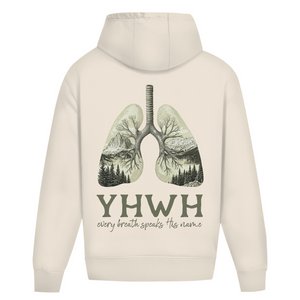 Oversize Hoodie Ohne Kordel yhwh every breath speakt his name