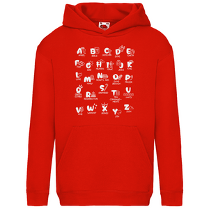 Kinder Hoodie Christliches Alphabet