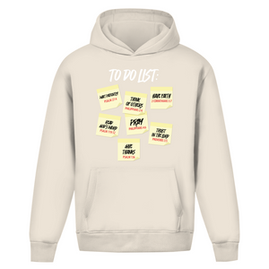 Oversize Hoodie Ohne Kordel to do list