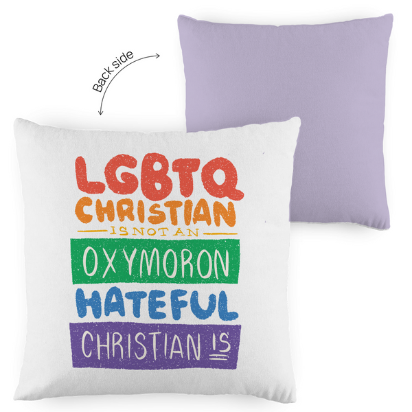 Kopfkissen zweifarbig lgbt christlich