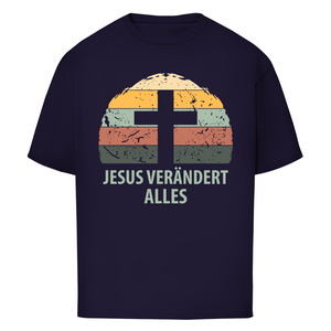 Oversize T-Shirt jesus verändert alles
