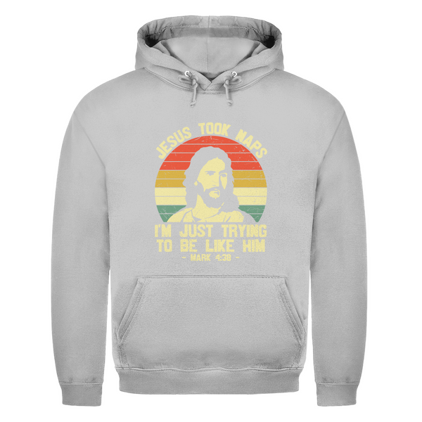 Herren Hoodie jesus took naps mark 4:38