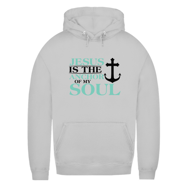 Damen Hoodie jesus is the anchor of my soul segeln