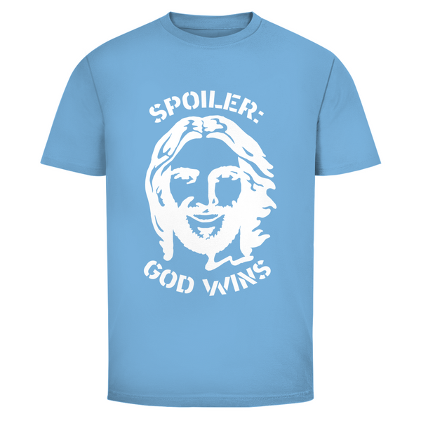 Herren T-Shirt spoiler god wins