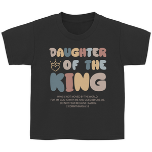 Kinder T-Shirt daugher of the king 2 corinthians 6:18