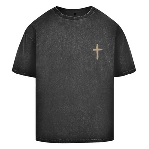 Oversize Washed T-Shirt a loving god 1 john 4:9-10