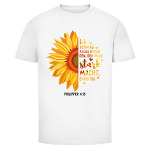Herren T-Shirt christus der mich stark macht philipper 4.13