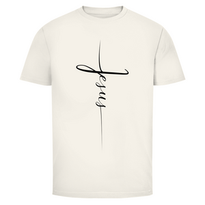 Herren T-Shirt jesus kreuz