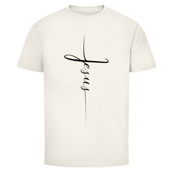 Herren T-Shirt jesus kreuz