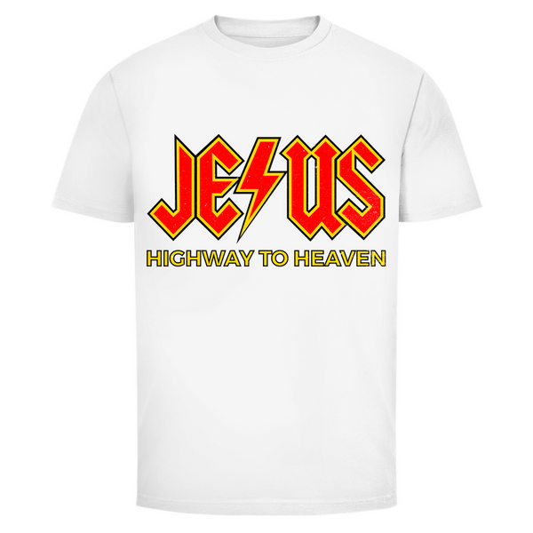 Herren T-Shirt jesus highway to heaven