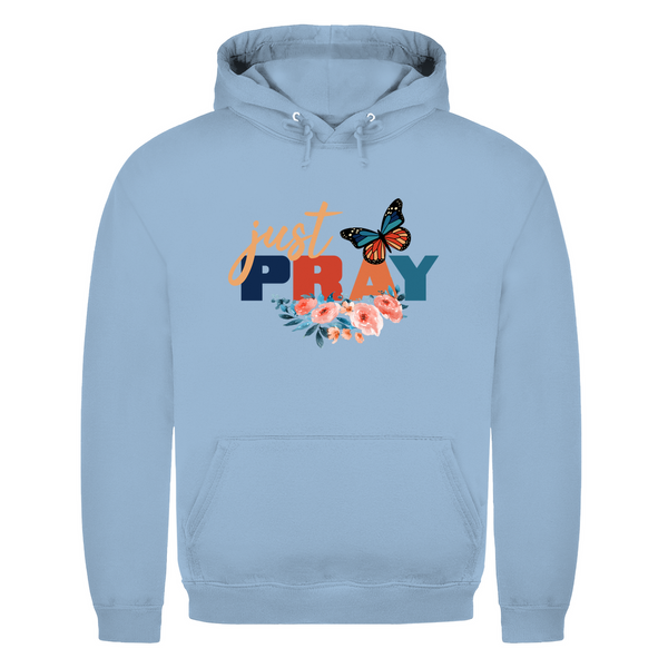 Herren Hoodie just pray