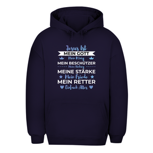 Unisex Oversize Hoodie jesus ist mein gott