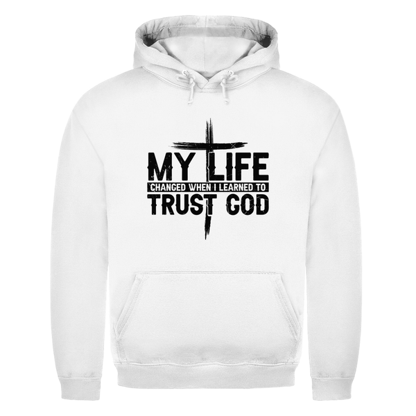 Herren Hoodie when i learned to trust god