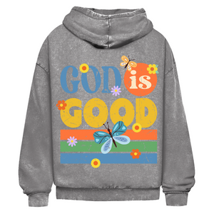 Oversize Washed Hoodie god is good